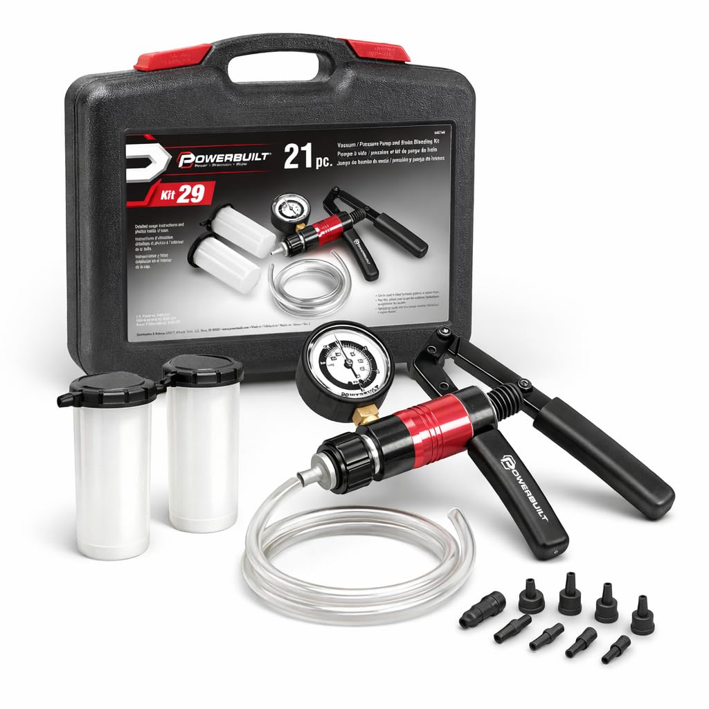 Amazon.com: Powerbuilt Vacuum Pump Set with Hoses, Repair